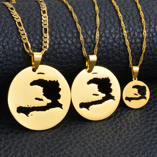 Haiti Maps Pendant Necklaces ?